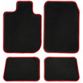 GGBAILEY BMW X3 Onyx with Red Edging Carpet Car Mats / Floor Mats, Custom Fit for 2011, 2012, 2013, 2014, 2015, 2016, 2017 - Driver, Passenger & Rear Mats