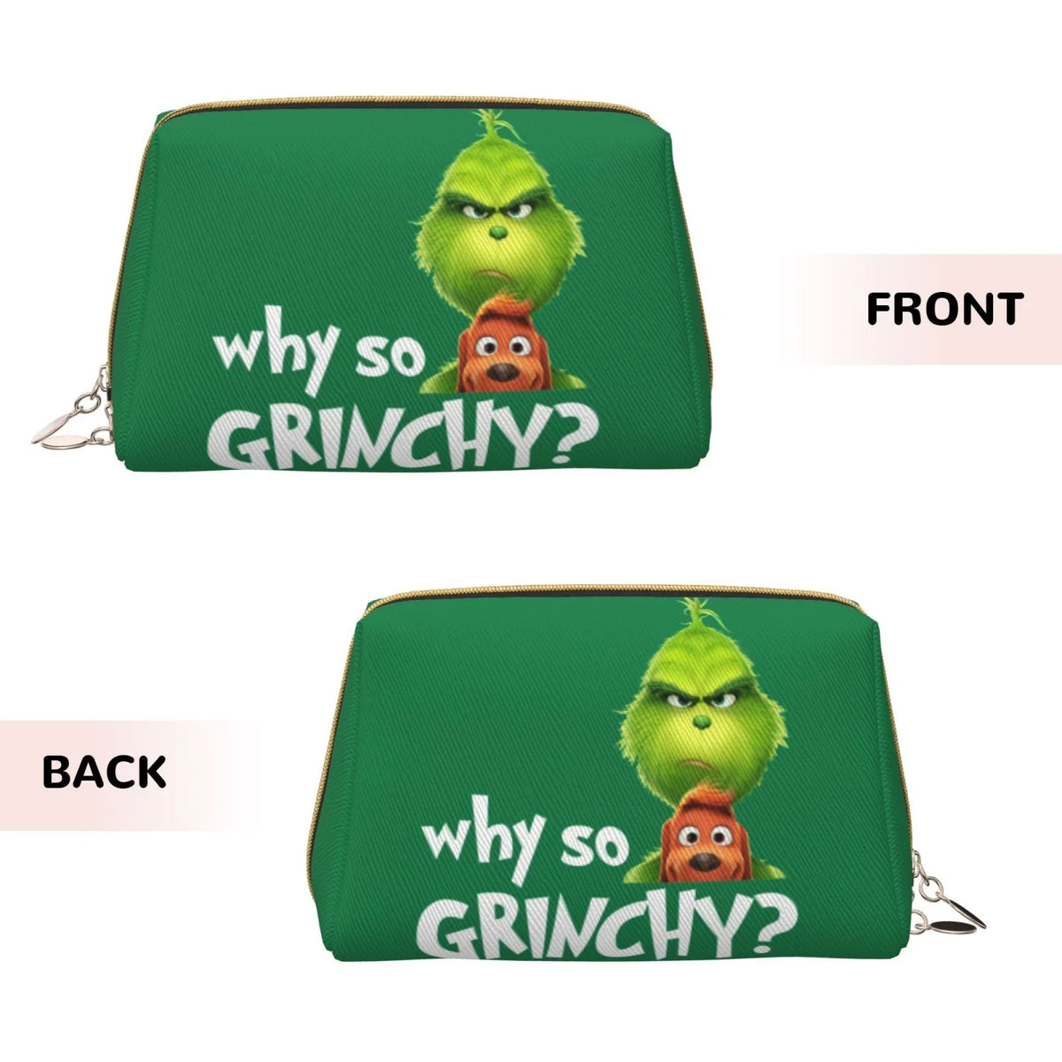 Funny Unit Cosmetic Bag Makeup Organizer Leather Portable Pouch Gift Travel Toiletry Bag Storage Purse