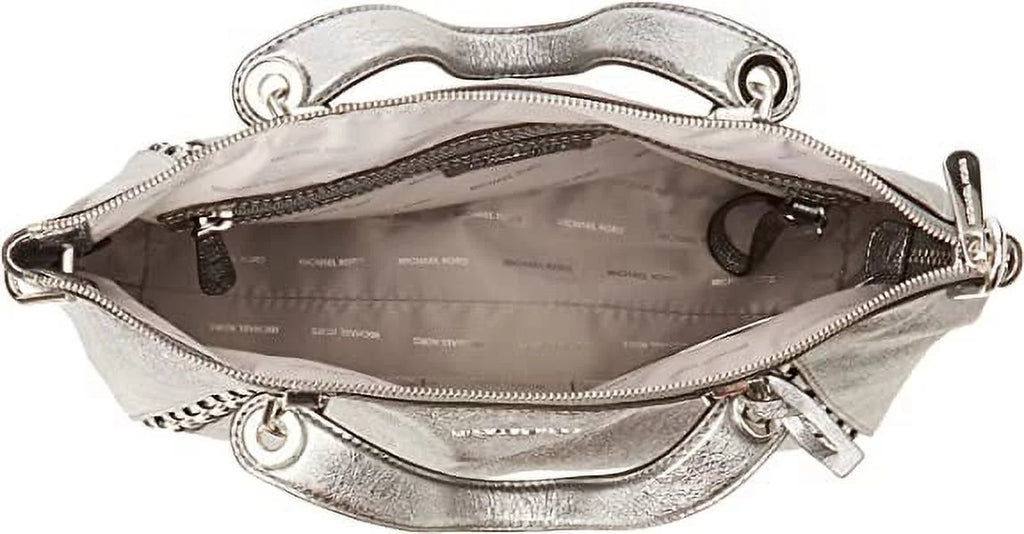 Michael Kors Womens Sadie Satchel Grey (Light Pewter)