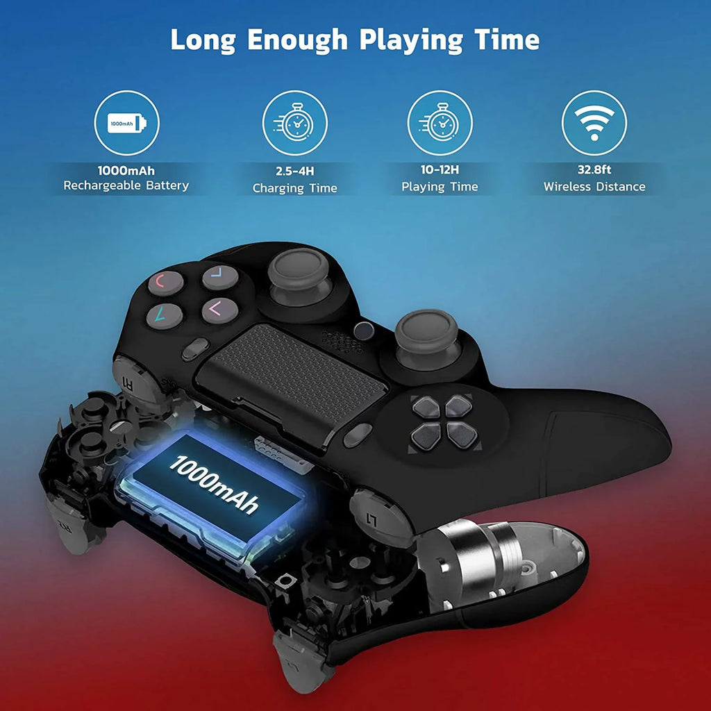 PRO Wireless GamePad Compatible with Samsung Galaxy S20 Controller Plus 1,000 Battery/Built-In Speaker/Gyro/Remote BlueTooth Slim Onyx