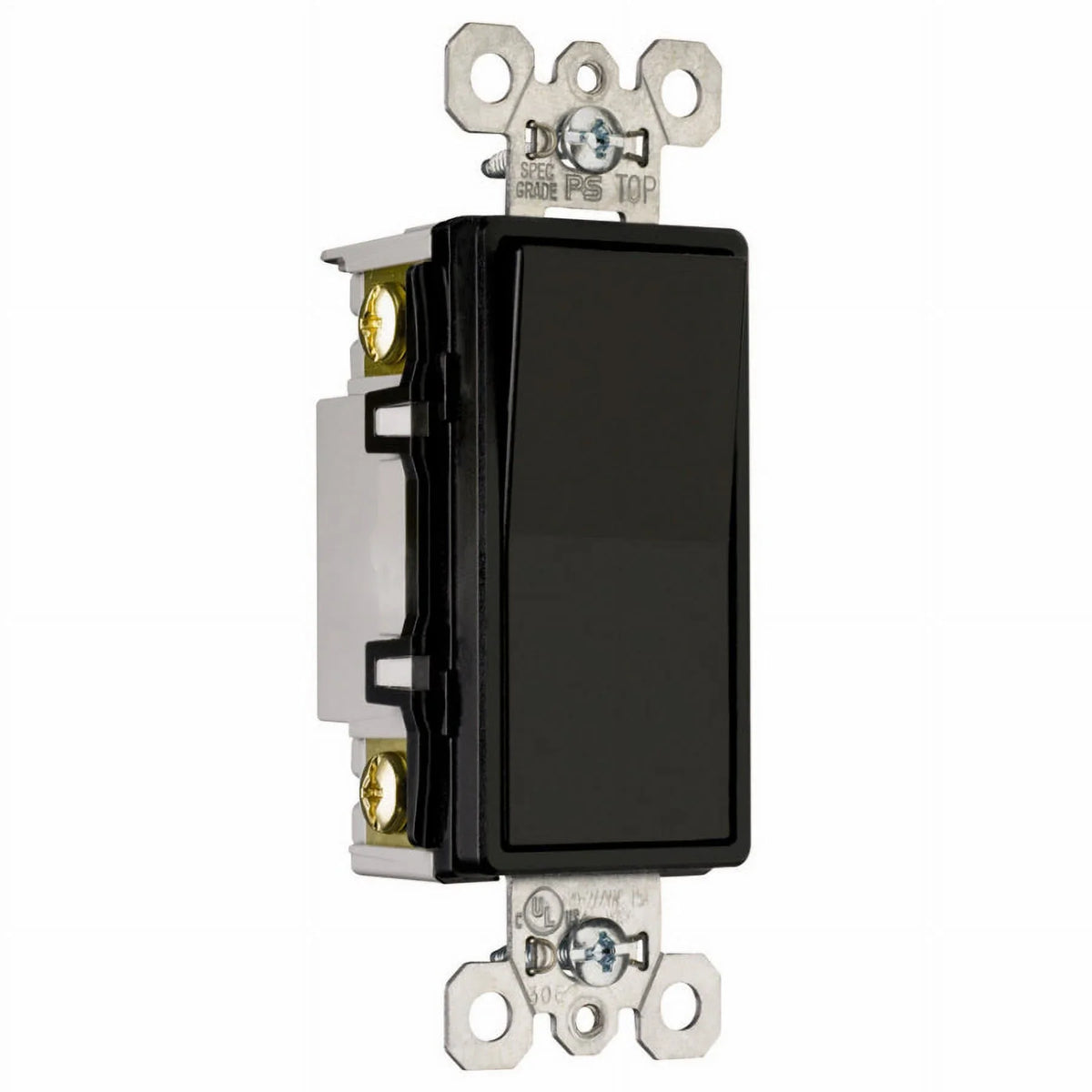 Legrand TM874BKCC6 Radiant 4-Way Decorator Switch, 15A, Onyx Each